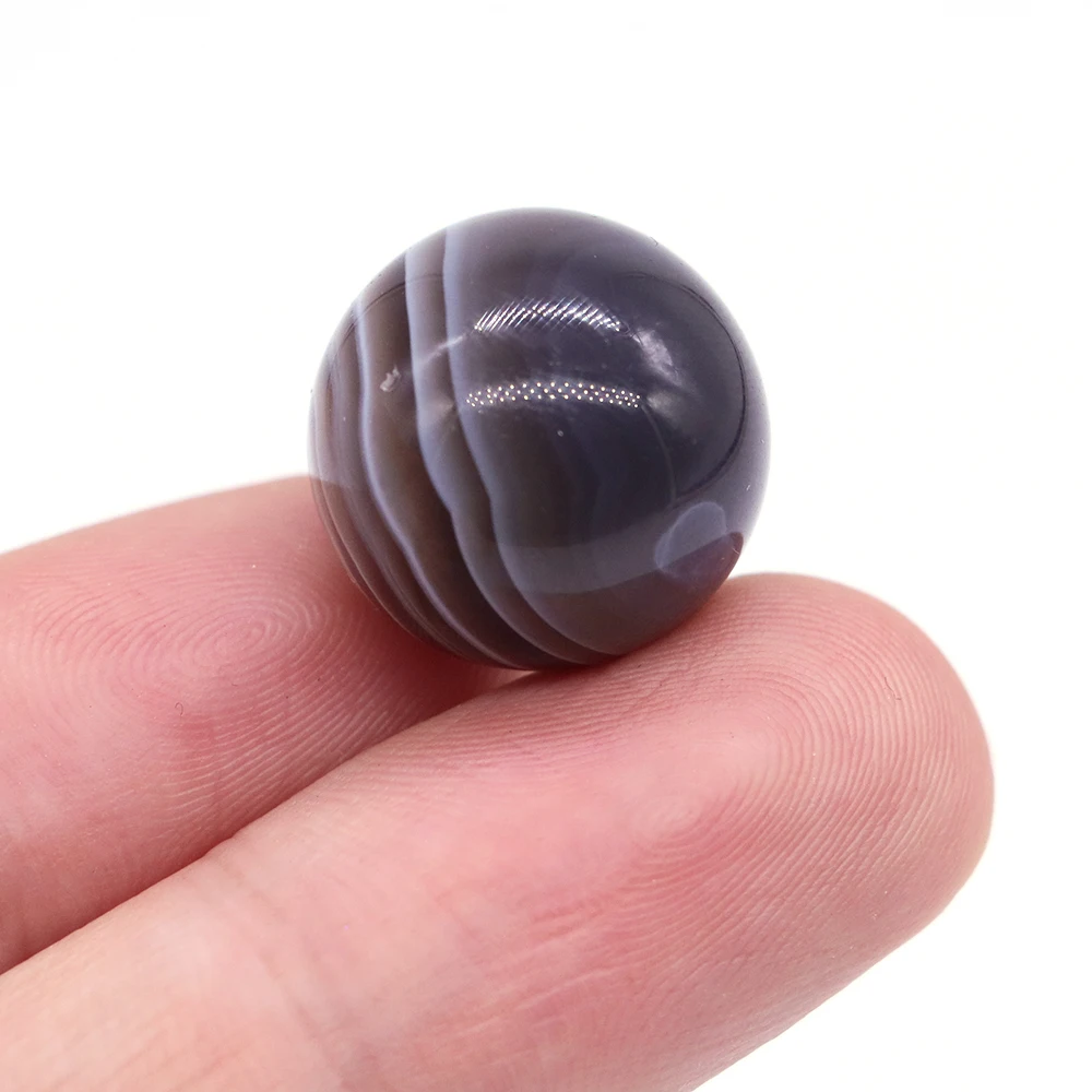 Botswana Agate Beads Grade AAA Genuine Natural Gemstone Round Loose No Hole Beads Healing Crystal Small Gem Ball Jewelry Making