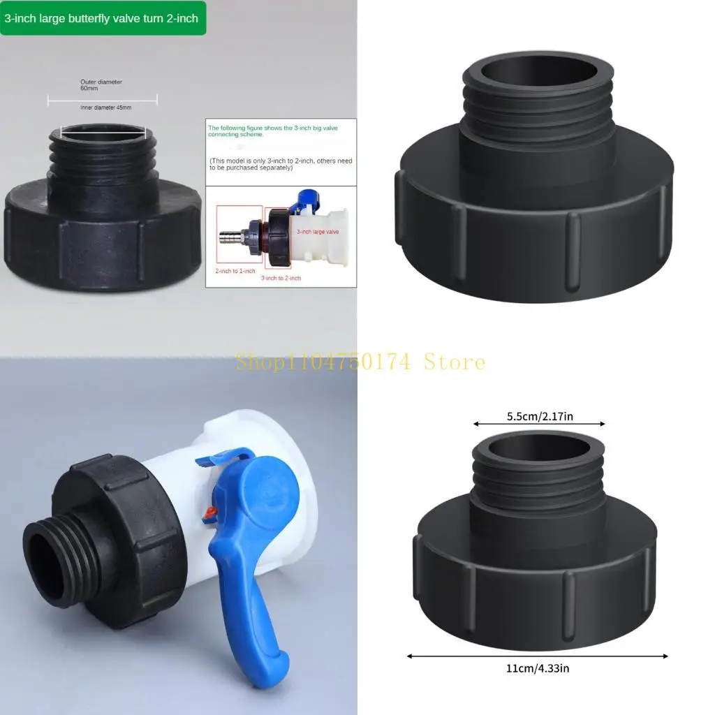 IBC Tote Water for Tank Garden Hose Adapter Fitting 3 Inch to 2 Inch 100mm to 60mm Pipe Tap Connector Tonnage Joint top sale