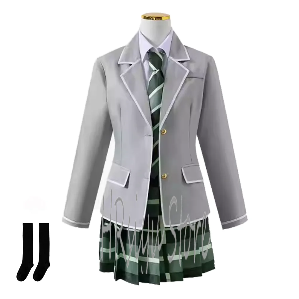 Women's Cosplay Tomori Takamatsu Chihaya Anon Costume School Uniform suit Halloween Party Costume customized