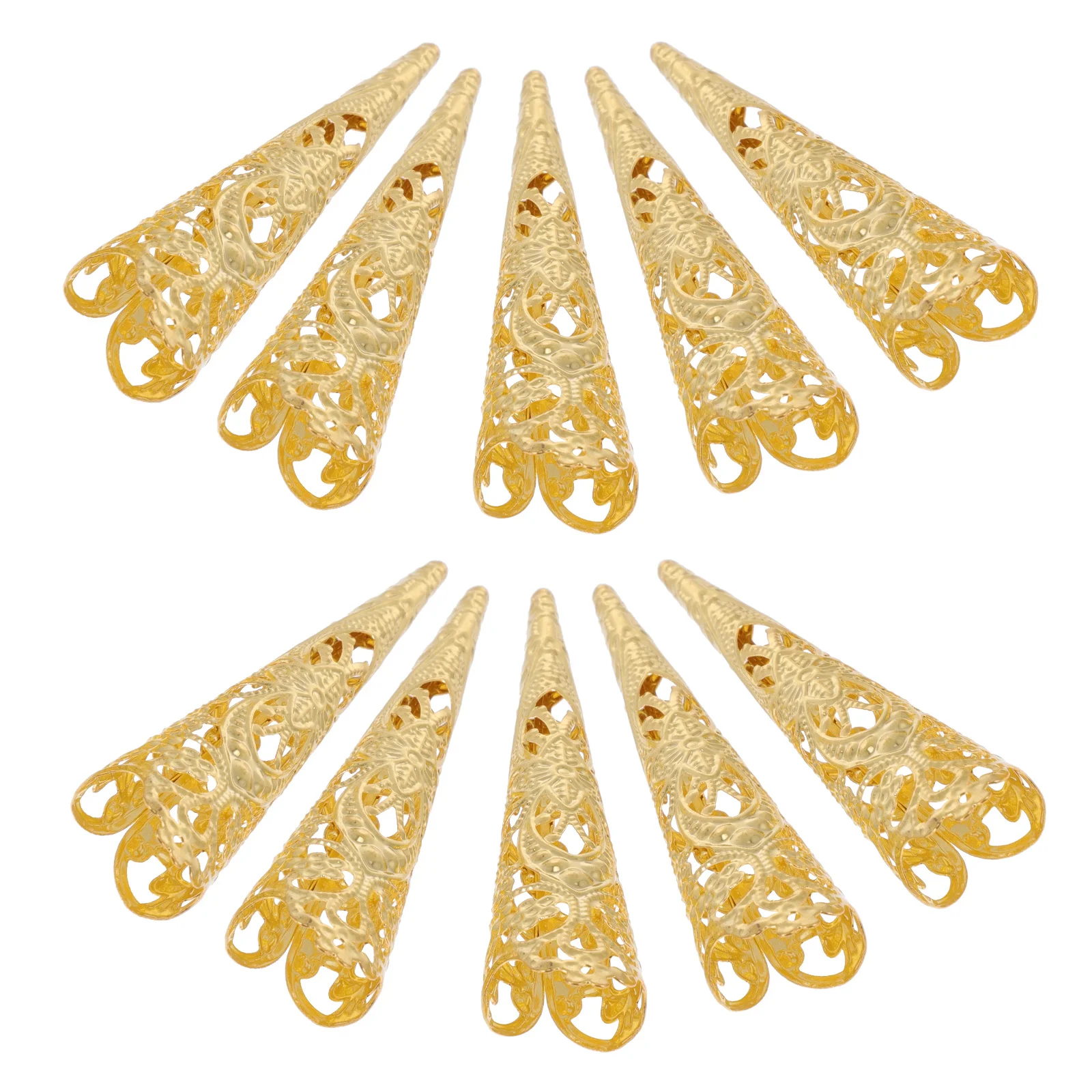 แหวนปลอมติดเล็บ 10 ชิ้น สำหรับตกแต่งชุดเต้นรำของผู้หญิง เครื่องประดับตกแต่งเล็บ