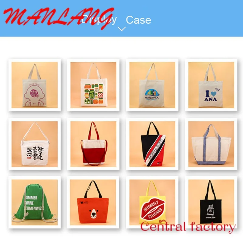 Custom  Custom Mini Size Canvas Tote Bag With Your Own Company Logo Promotional Cotton Shopping Bag With Advertising Reusable Cl