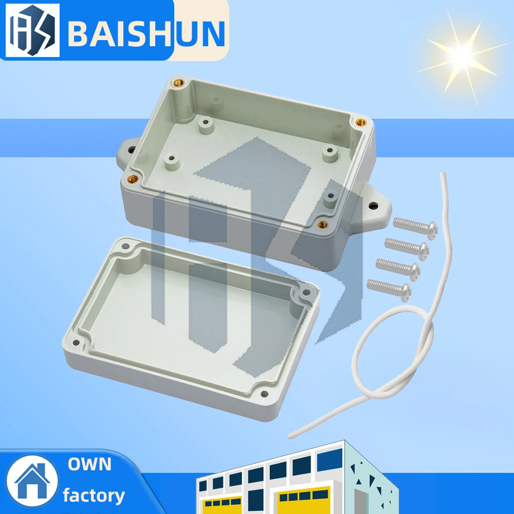 حافظة واقية لمشروع الإلكترونيات والكابلات - حاوية بلاستيكية مقاومة للماء مقاس 85 × 58 × 33 مم #1