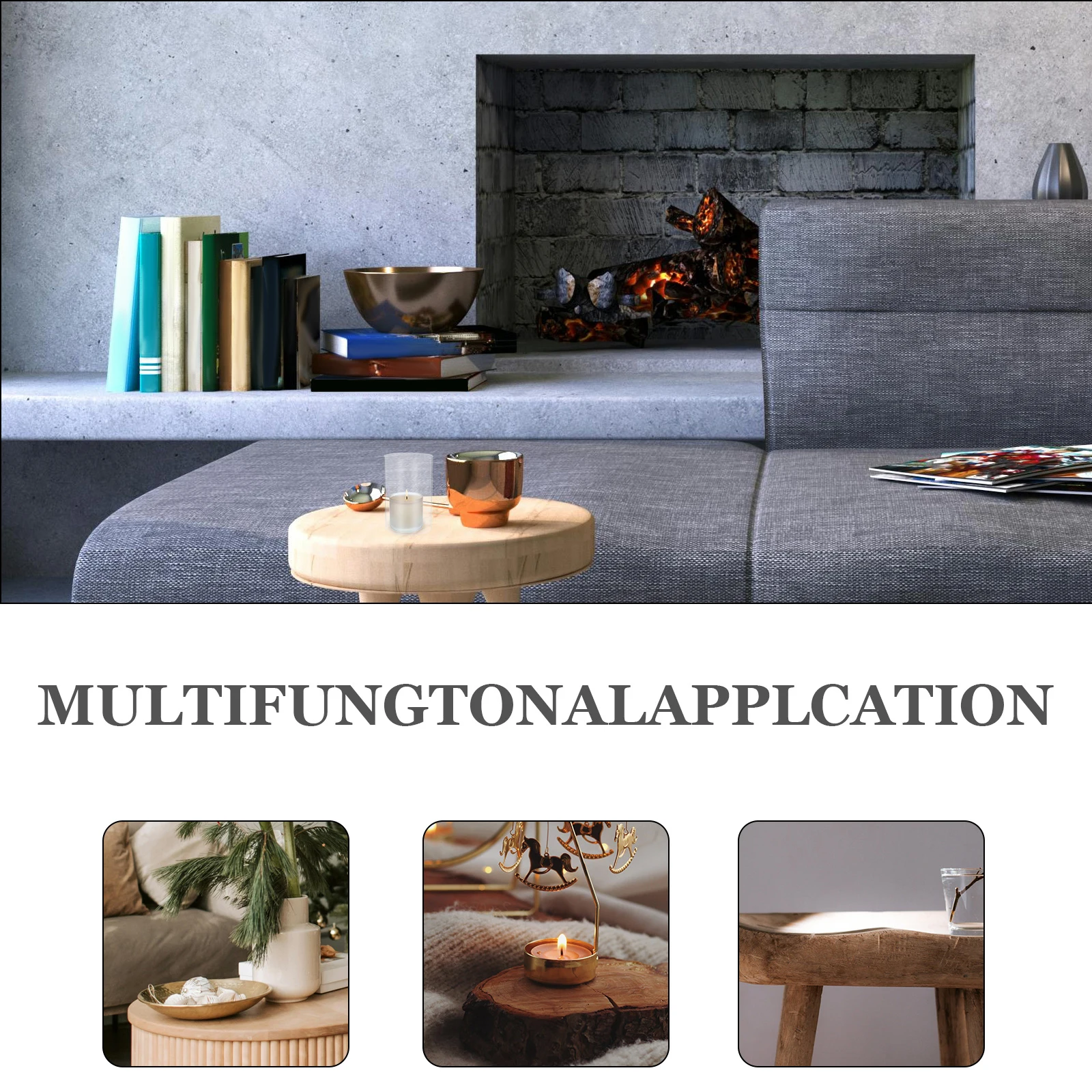 

2Pcs Clear Glass Covers Windproof Protective Shades for Pillar Candles Tall Cylinder Holders Home Decor Lighting