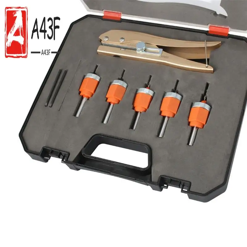 

A43F-Countersink Drills Woodworking Hole Opener Drill Bit Router Core Limiter Countersunk Head Screw Openers With Bearings