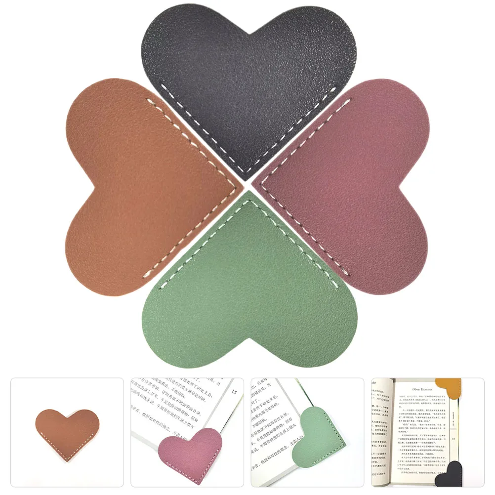 

4pcs Delicate Mini Bookmarks Retro Page Marker For Students Stylish Light Portable Corner Bookmark Office Home Library Use
