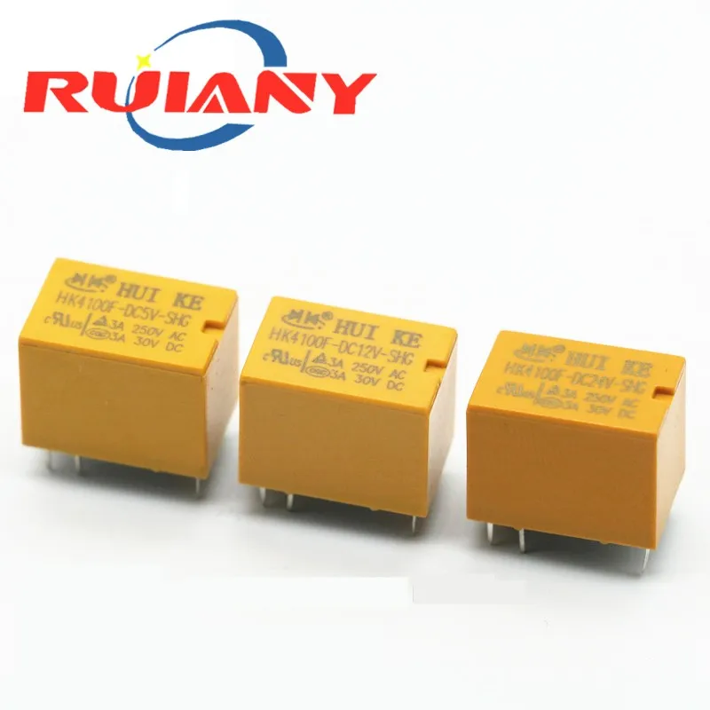 Реле Φ 6 pin 3A 3V / 5V / 9V / 12V / 24V