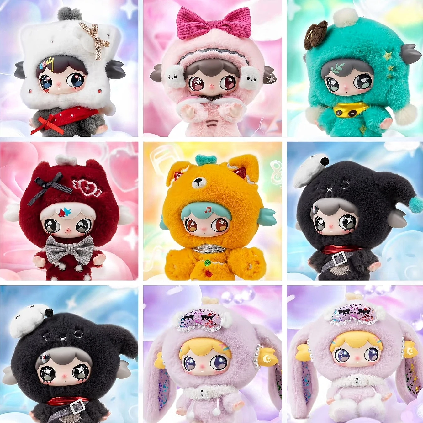 

Genuine Lulumi Dangerous Sweet Star Project Series Vinyl Plush Blind Box Cute Doll Model Pendant Decoration Toy Mystery Box Gift