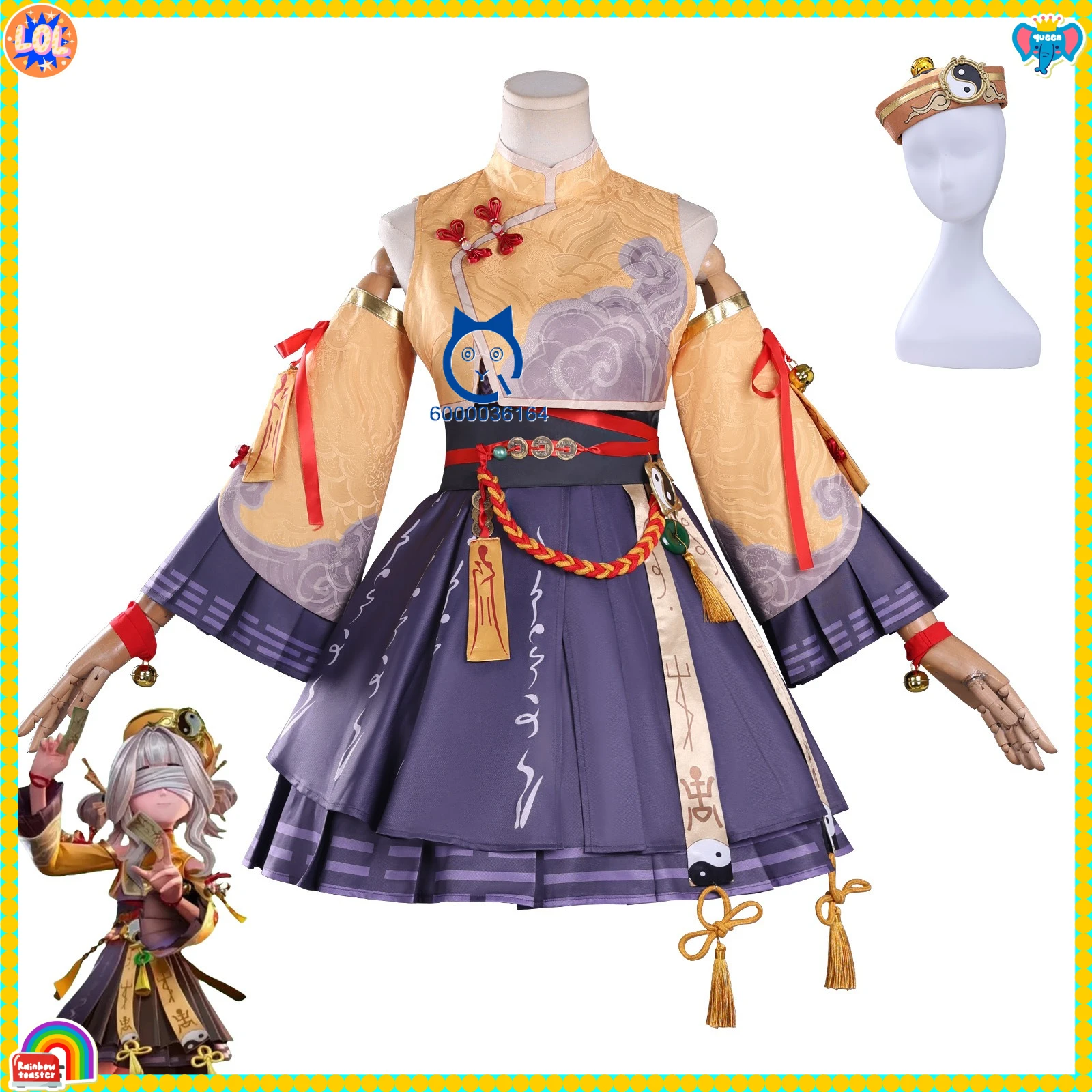 

Newly Game Supernatural Action Team Cosplay Costume Anime LiLi Role Playing Uniform Dress Hat Women Adult Comic Con Halloween