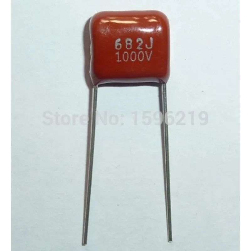 20pcs CBB capacitor 682 1000V 682J 1KV 6800pF 6.8nF P10 CBB21 Metallized Polypropylene Film Capacitor