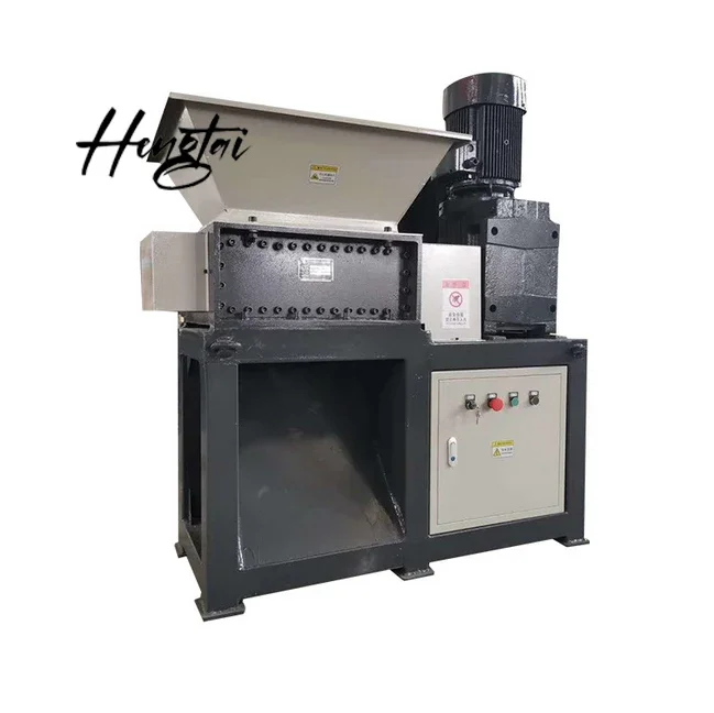 Double Shaft  Metal Shredder Machine Scrap Metal Shredders Aluminum Shredder