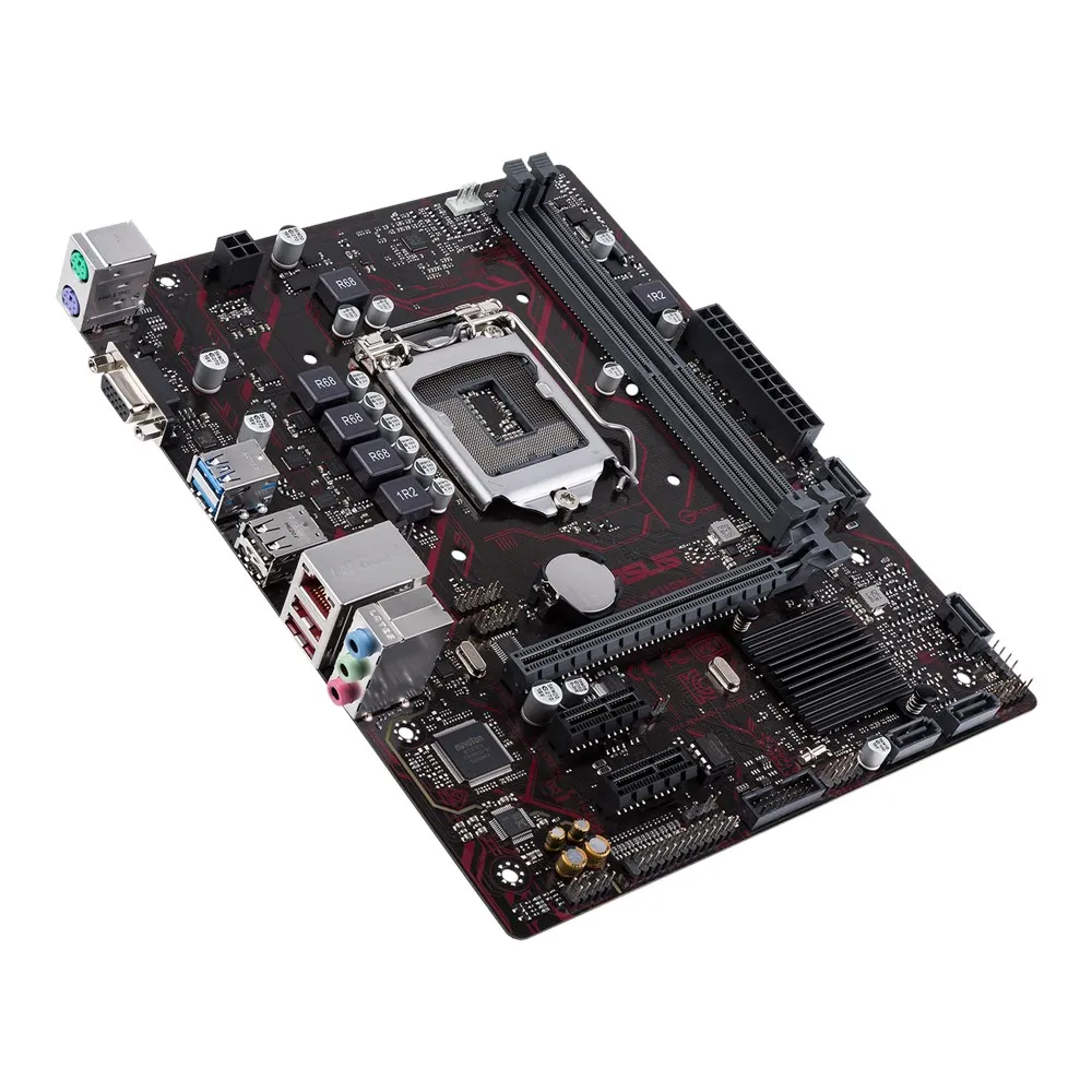 ASUS EX-H110M-V اللوحة الأم إنتل H110 LGA 1151 DDR4 كور i3-6100 كور i3-7300 كور i5-6400 كور i5-6500 كور i7-7700 مايكرو ATX