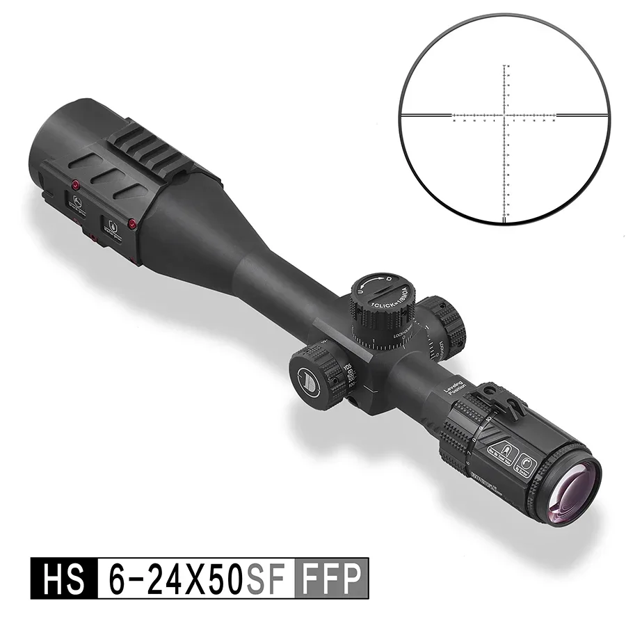 

Прицел Discoveryopt HS 6-24X50 с боковой фокусировкой, первой фокальной плоскостью и высокой ударопрочностью