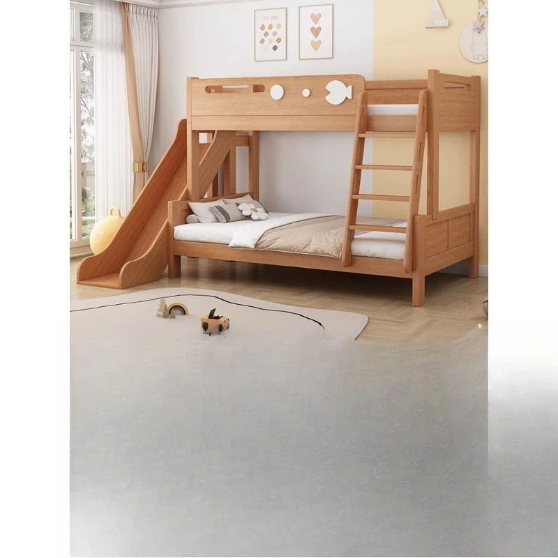 Дубовая двухъярусная кровать