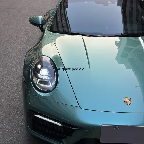Highest quality Gloss Shiny Green vinyl Wrap Film Car Wrap Film Non degumming Non fading quality Warranty 1.52M*17M roll
