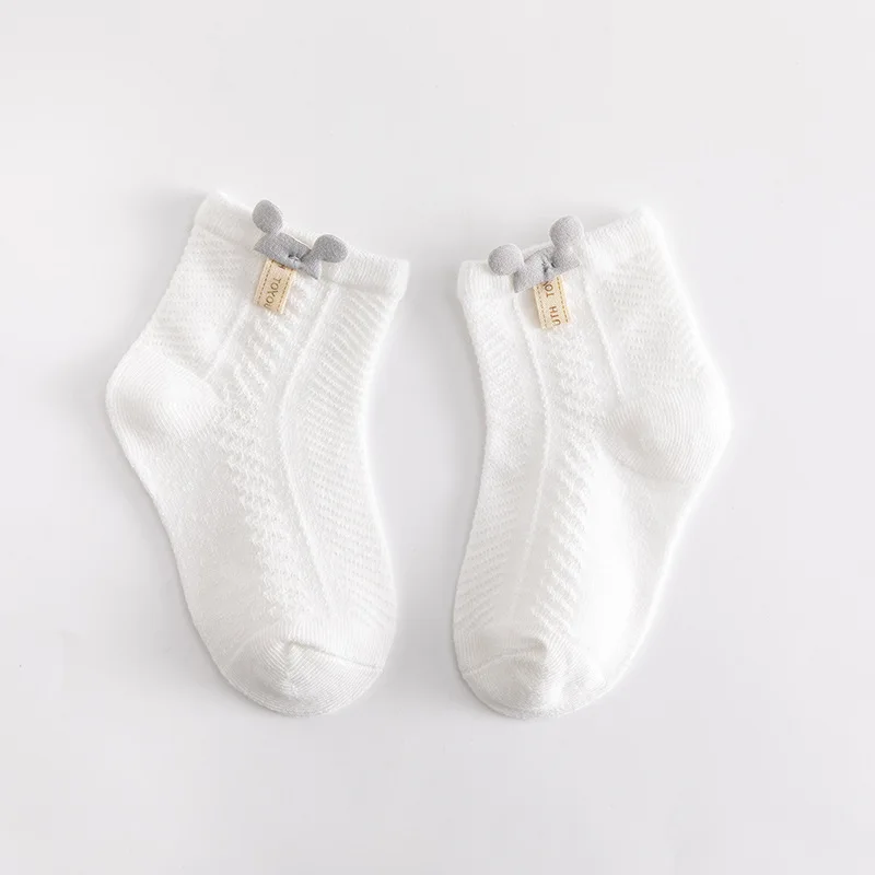 

Cartoon Short Tube Mesh Baby Socks Breathable Thin Summer Newborn Children 0-6 Months 1-3 Years accessories clothes stuff