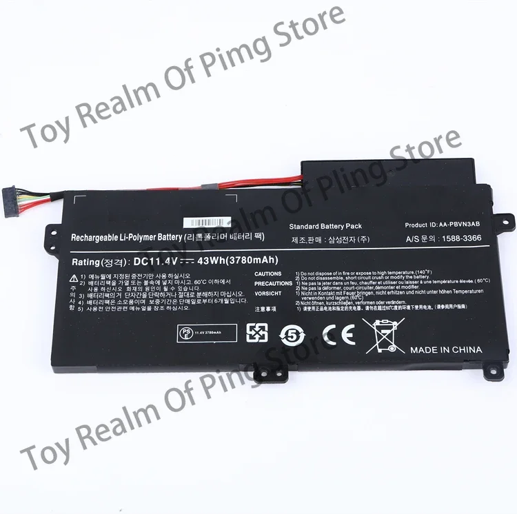 43Wh AA-PBVN3AB Laptop Batteries For NP470R5E NP370R5E NP510R5E NP370R4E 470R5E Notebook