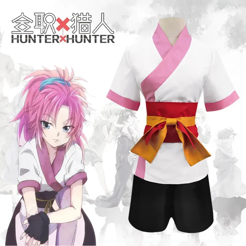 Disfraz de Cosplay de X HUNTER Kurapika Hisoka Gon Freecss Illumi Zoldyck Machi Shalnark, ropa de Anime de todas las series, 8'm6,