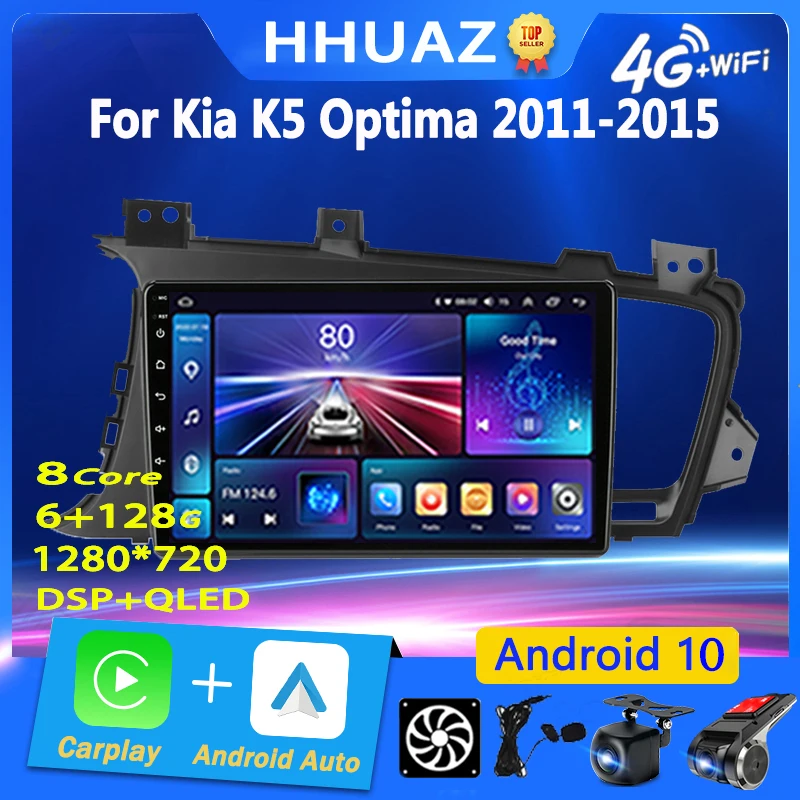 

Android Car Radio Carplay for Kia K5 Optima 2011-2015 2din Multimidia Video Player Navigation GPS 4G Carplay Auto Head Unit