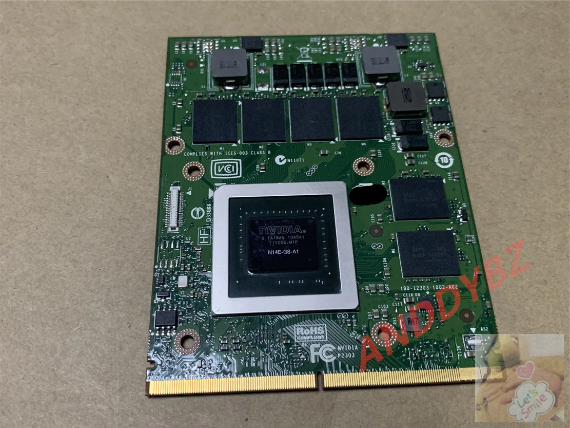 Used 0HW6C9 For M17X M18X GTX 770M GTX770M 3GB MXM 3.0 GDDR5 Laptop Graphics Video Card Board 0HW6C9 CN-0HW6C9 N14E-GS-A1