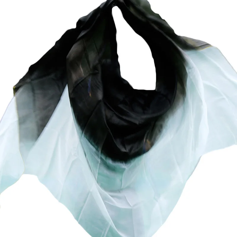 Silk Veils 100% Real Silk Belly Dance Veil Bellydance Accessory Hand Scarf Shawls Customized Belly Dancer Stage Performance Prop