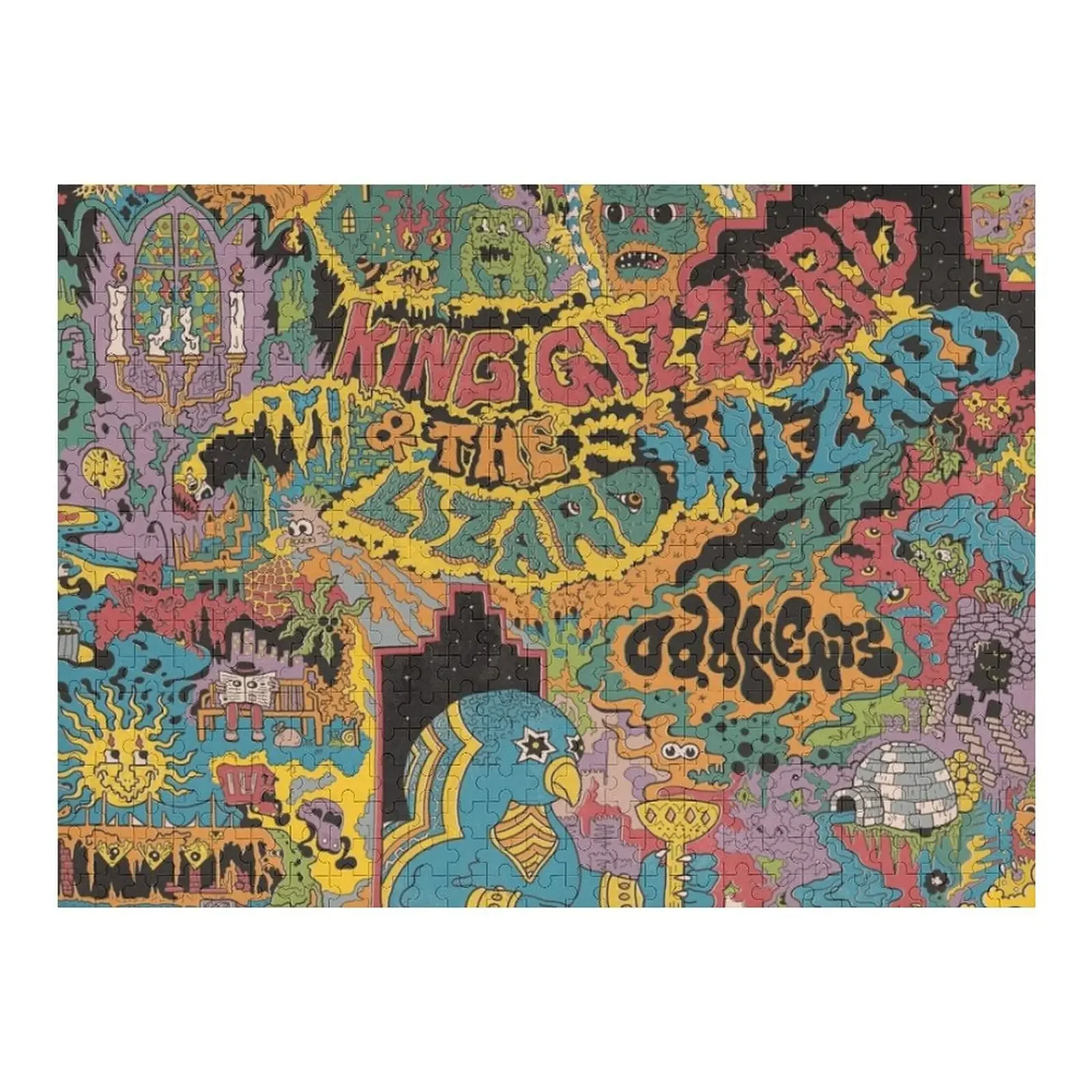 

King Gizzard & the Lizard Wizard - дыхания Пазл Деревянный пазл для взрослых с фотографией на заказ
