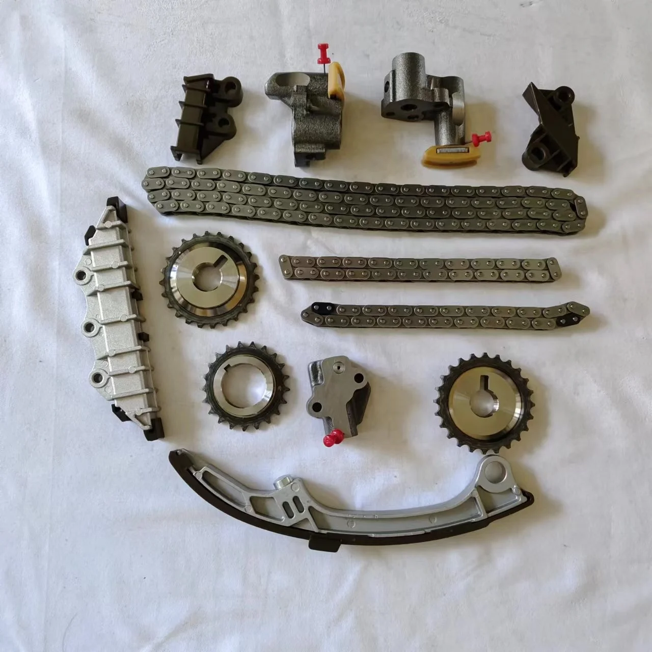 ชุดโซ่ไทม์มิ่ง Vq35 สำหรับ Infiniti Qx4 Nissan Pathfinder 3.5l 2001-2004 เครื่องยนต์ VQ35DE 13028-31u00 13070-31u00 KB-52