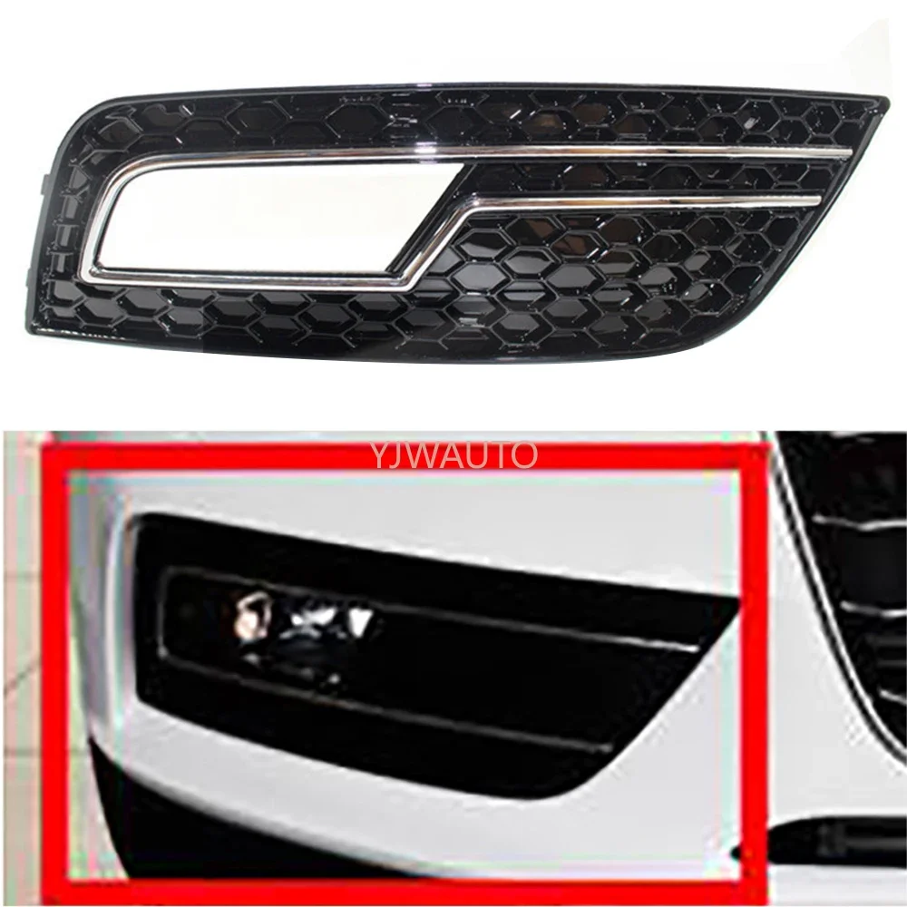 

For Audi A4 B9 S4 RS4 2013 2014 2015 Foglights Cover Car Fog Lamp Vent Base Front Bumper Driving Fog Light Support