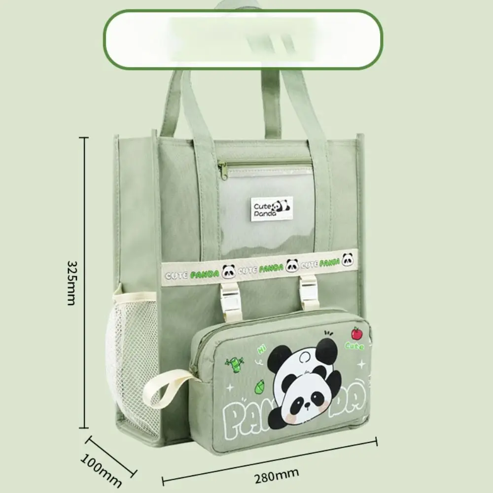 Mehr schicht ige verdickte Cartoon Panda Nachhilfe Tasche Student Hand Nachhilfe Tasche Briefpapier Aufbewahrung taschen tragbare Bücher tasche
