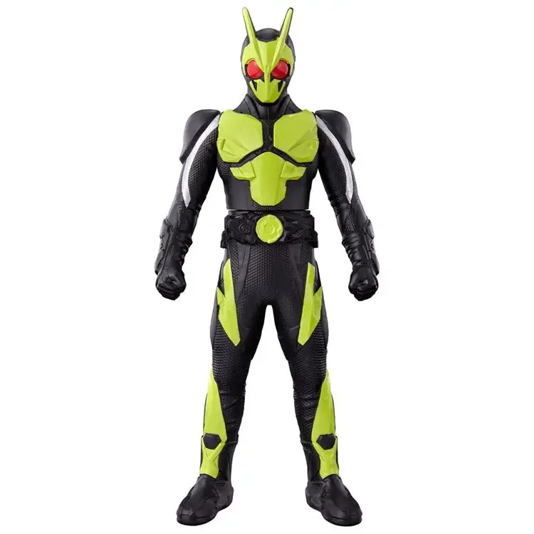 Bandai-figura de acción de Kamen Rider Kuuga, muñeco de goma suave doble, juguete Original de Anime, regalo de cumpleaños para niños y niñas