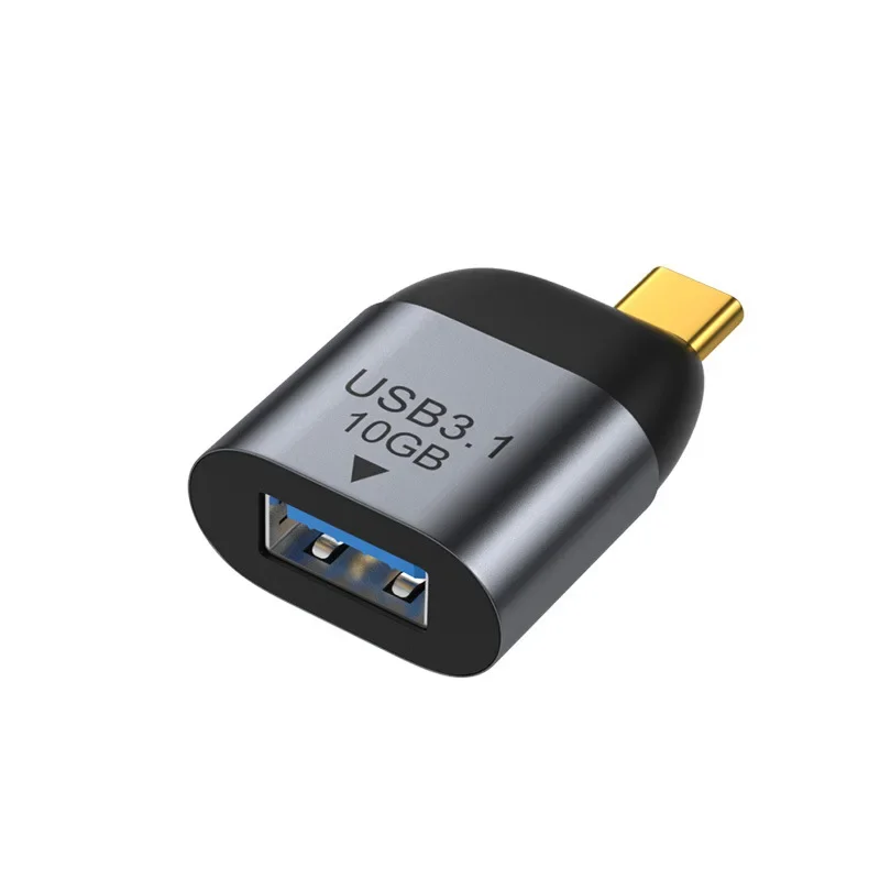 USB3.1 إلى النوع C OTG محول 10Gbps 5V @ 3A شحن سريع شاحن محول USB3.1 إلى USBC محول البيانات لماك بوك هواوي سامسونج