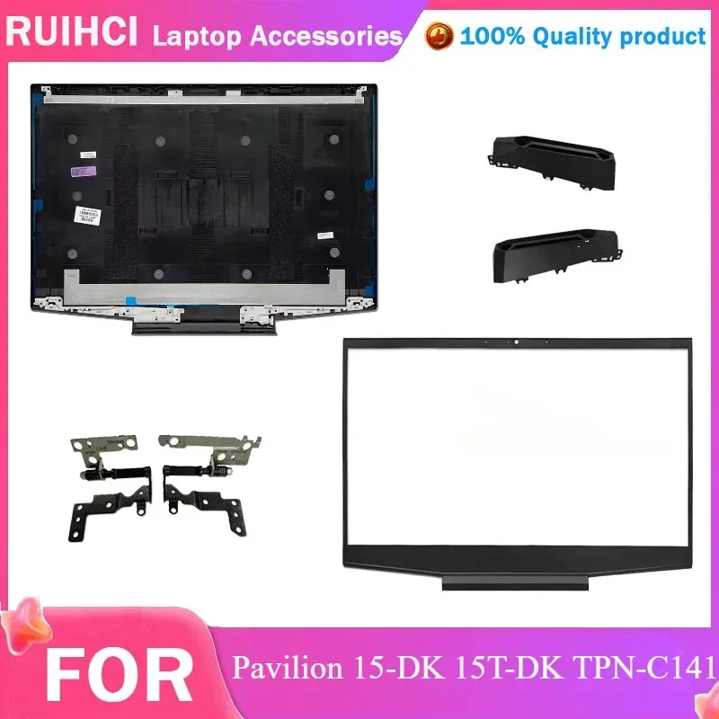 

NEW Laptop Case For HP Pavilion 15-DK 15T-DK TPN-C141 LCD Back Cover Front Bezel Hinges Air Outlet L56914-001