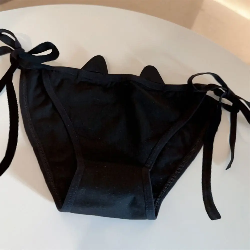 

Cute Lace Up Bra Panties Set Cosplay Bikini Cat Claw Underwear Suit Beachwear Clothing Cat Paw Lingerie Women