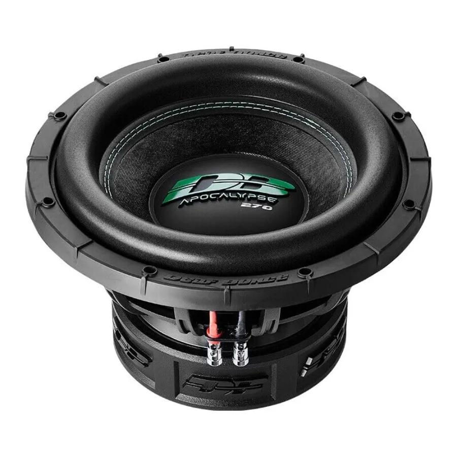 

Apocalypse DB-SA272 12 1-Ohm 3000W Subwoofer for car audio, aluminum cone, black, high-power handling and deep bass response