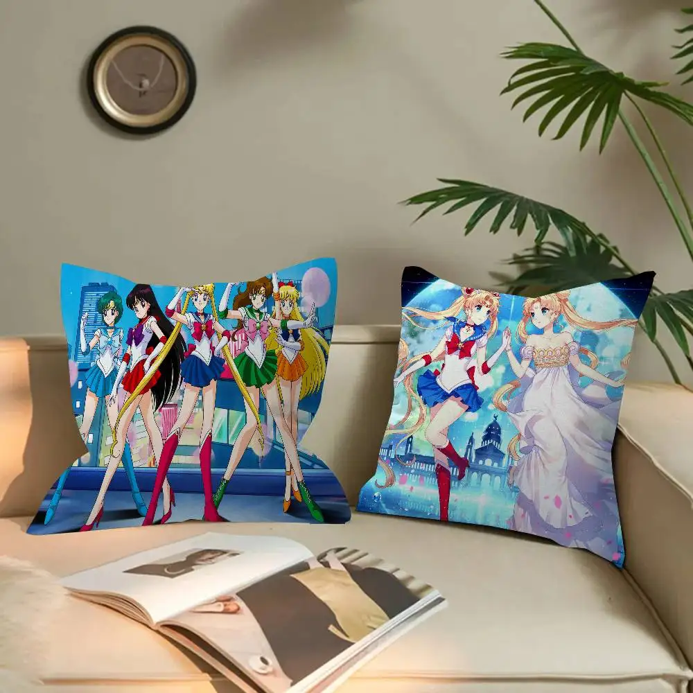 Anime Sailor Moon Lucky Dragon pillow cover sofa cushion cover home room decoration children gift