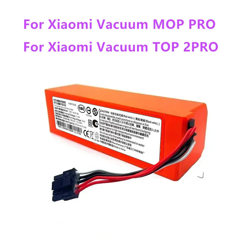 14.4V 6800mAh 100% New Lithium Battery. Suitable For Xiaomi Floor Mopping Robot 2.2 Pro/MJST1S/MJSTS1