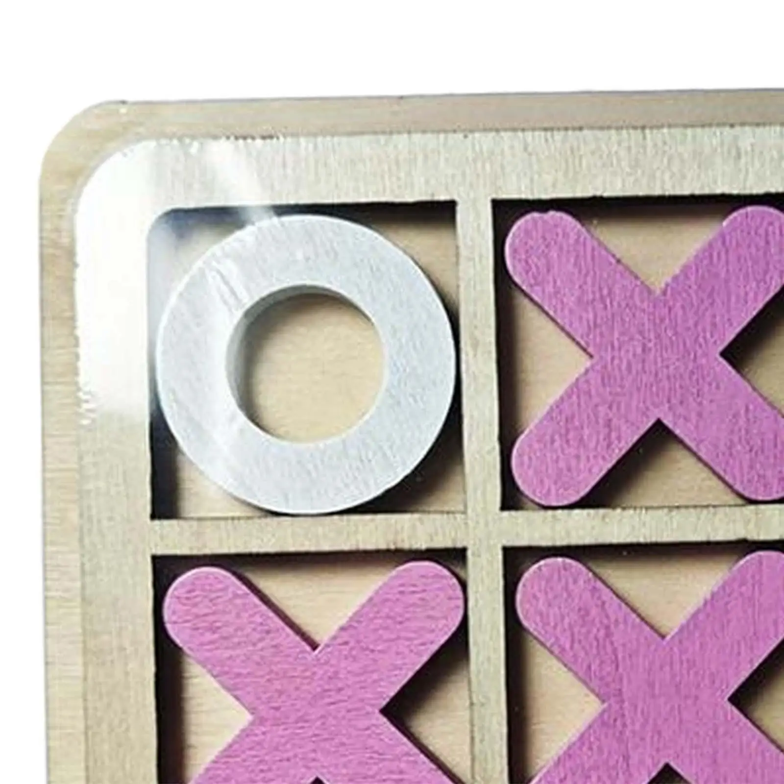 لعبة لوح خشبي من Tic TAC Toe لعبة شطرنج Xoxo للهدايا في الأماكن المغلقة والخارجية