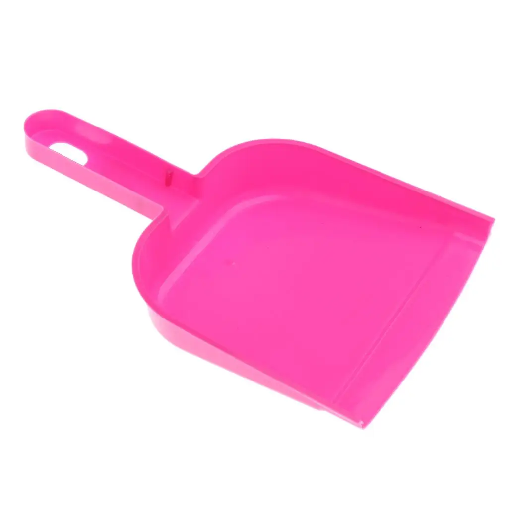 Mini Dustpan Broom Sweeping Tools Lightweight Plastic Pet Cleaning Supply for Dog Cat Feces and Sand