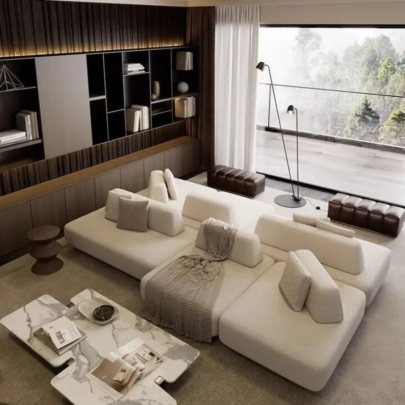 Sofa living room Sofa module Sofa free combination Double-sided horizontal hall Living room, flannel 160 * 100