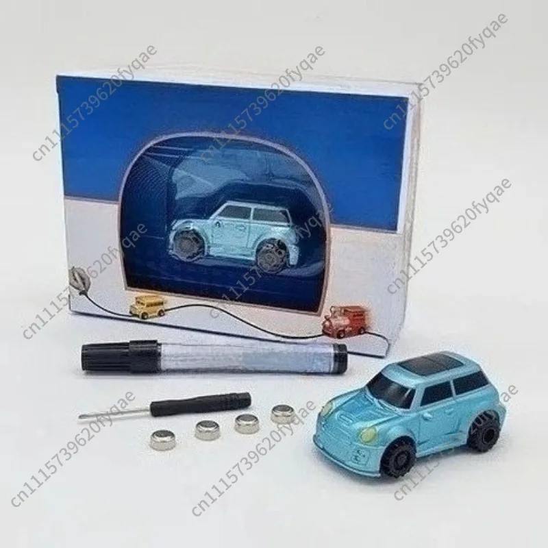 Light Tracking Line Follower Car, Kids Educational Draw Line Toy Tank Vehicle for Boys