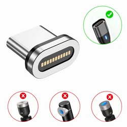 11 Pin Port Magnetic Plug Fast Charging Cable Plugs Adapter Micro USB Type C Magnet Connector No Cable For iPhone Xiaomi Samsung