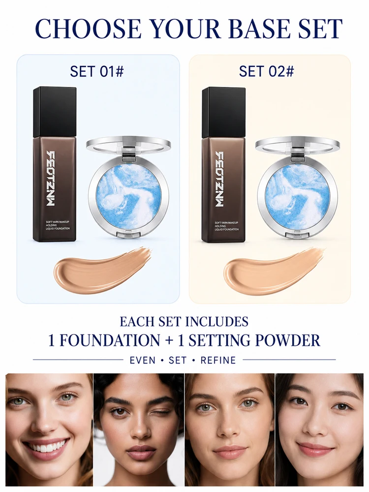 Foundation & Setting Powder Set — 2 Pieces — product detail 10