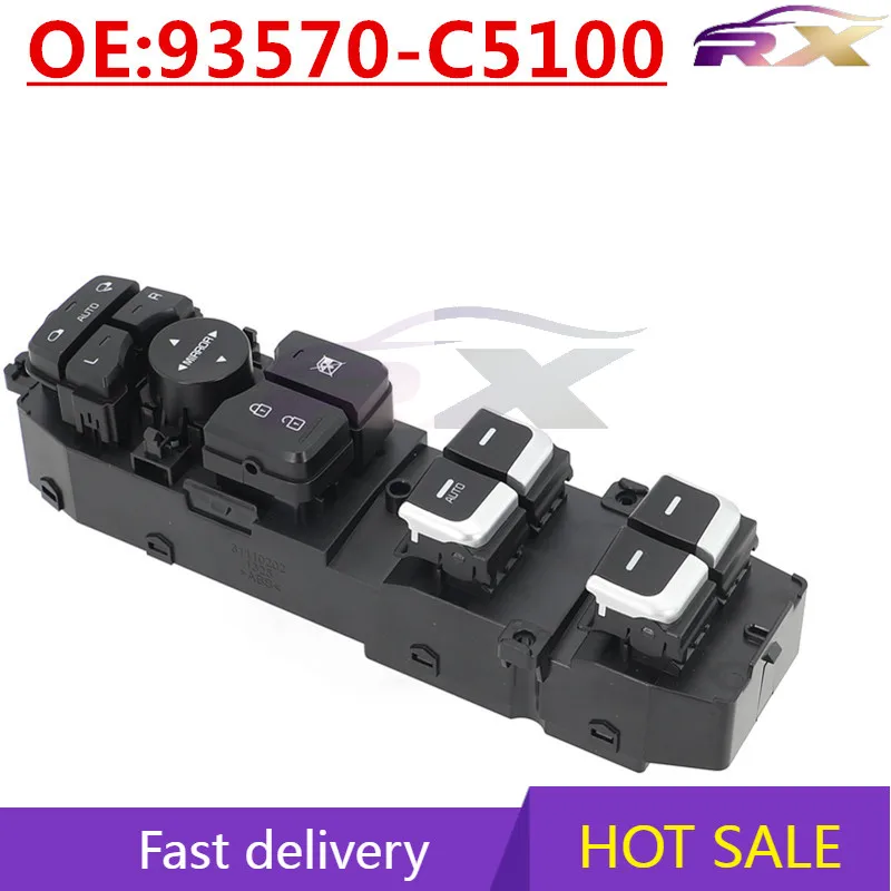 

OEM:93570-C5100 Power Window Master Control Switch For 2014 Kia Sorento