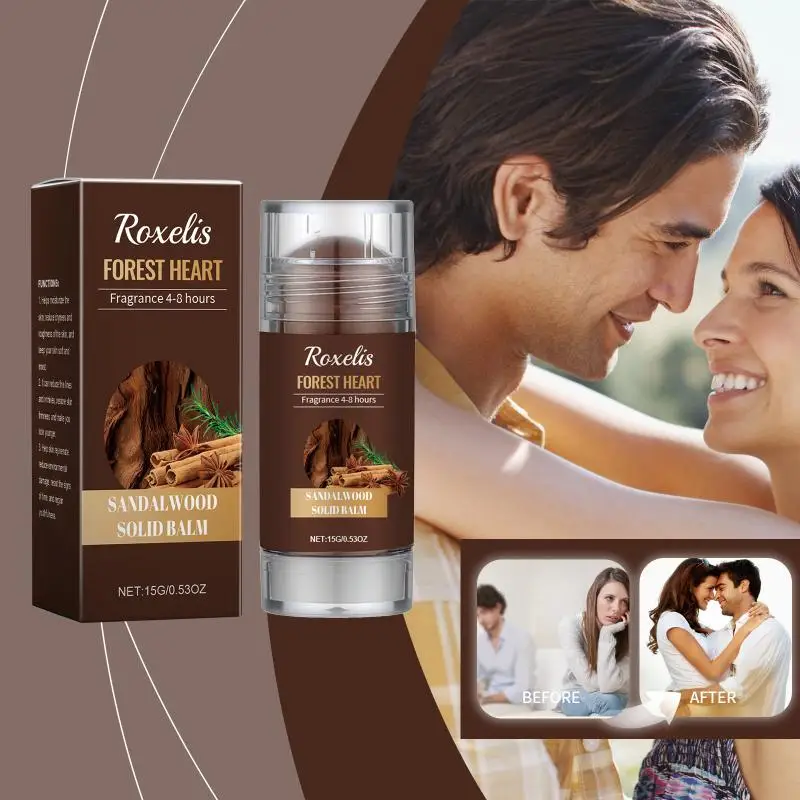 New Sandalwood Perfume Balm Long Lasting Body Scent Temptation  Charming Attraction Natural Fragrance Deodorant Solid Stick