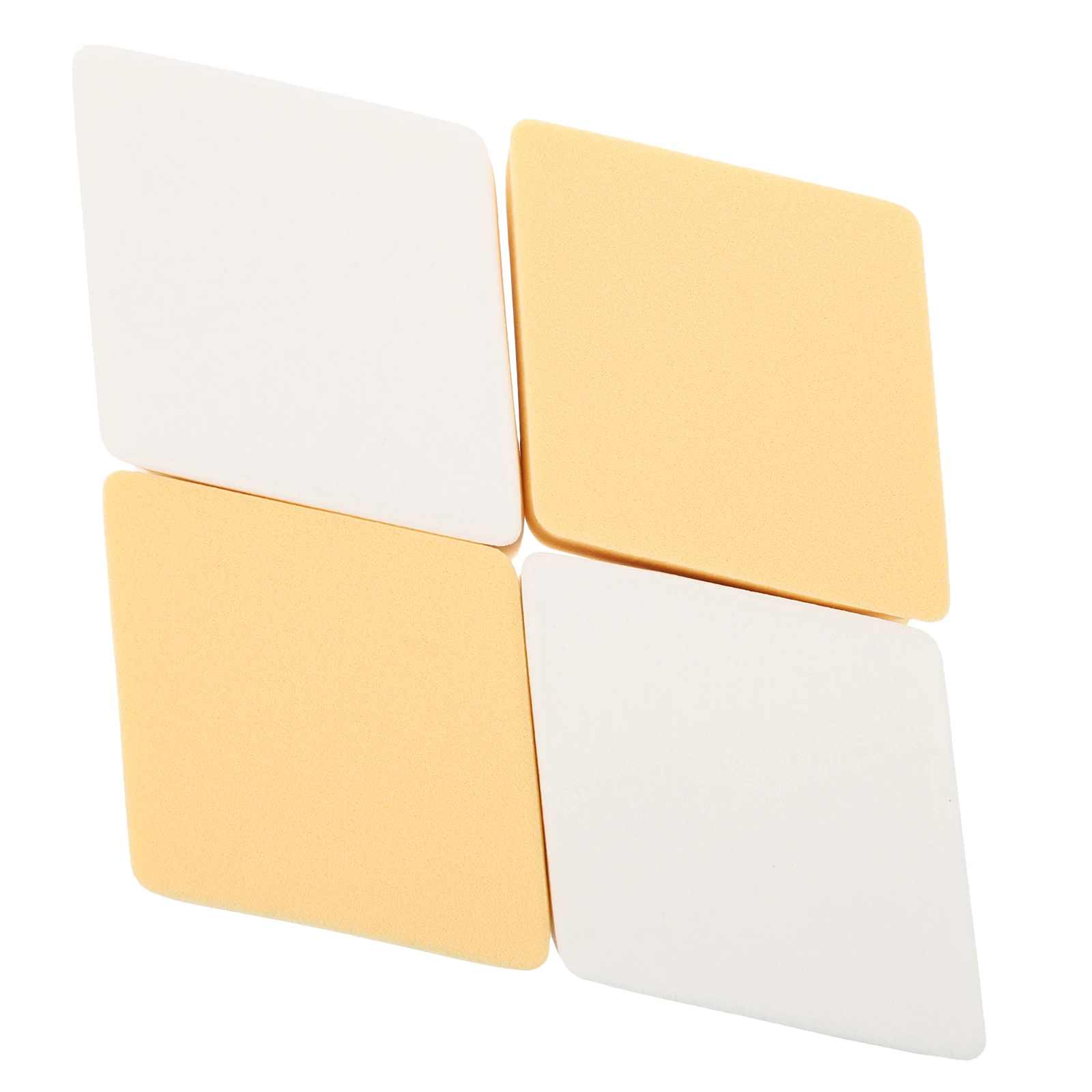 4 個のハート型メイクアップスポンジセットファンデーションスポンジ顔用ウェットドライデュアルユースメイクアップブレンダーパフスポンジ