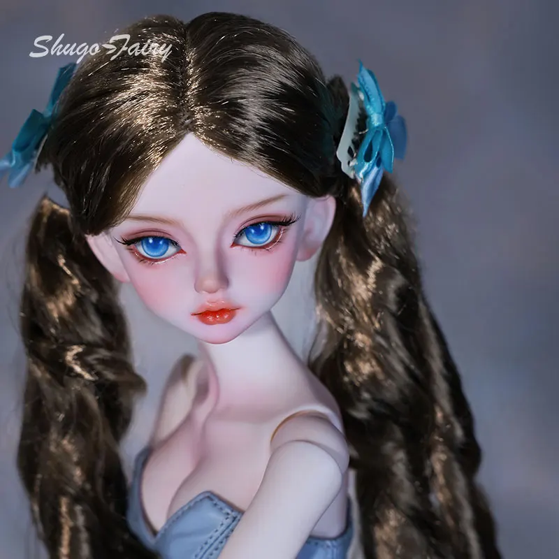 

ShugaFairy Nancy 1/4 Bjd Doll Big Chest V-neck Leather Dress Fashion Style High Quality Ball Jointed Dolls