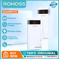 ROMOSS Sense 8PS Pro Power Bank 30000 mAh 30W PD20W Fast Charge External Battery 30000mAh Powerbank For Xiaomi 13 iphone 15