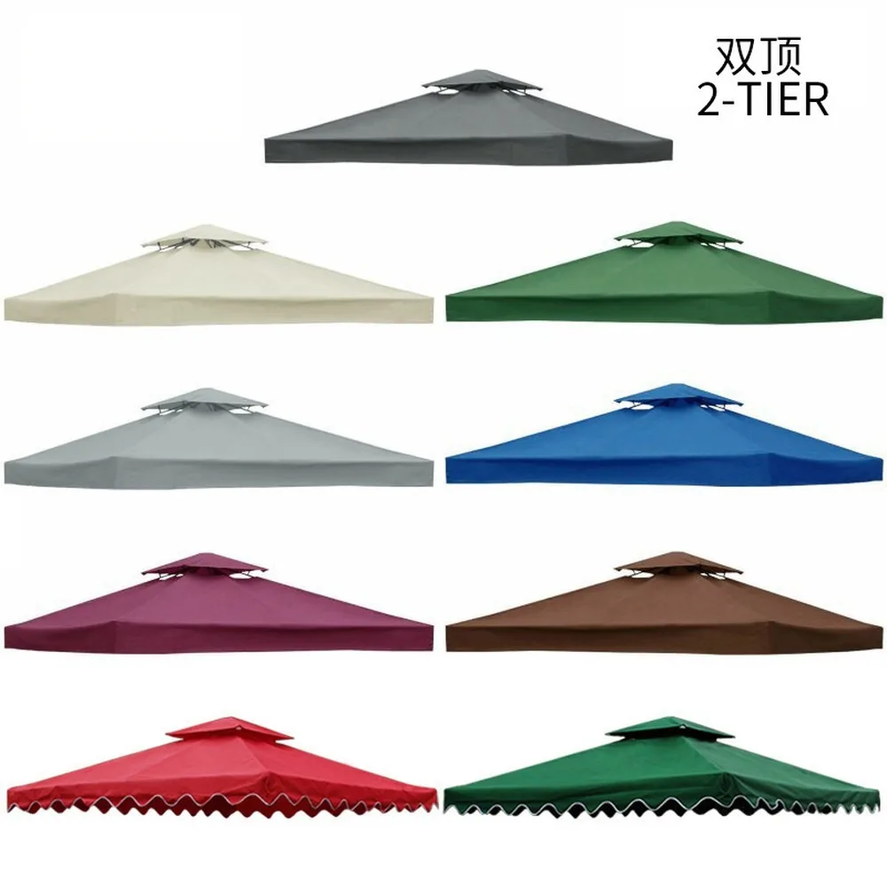 Outdoor Patio Umbrella Canopy, Sun & Rain Protection, BBQ Camping Shade, Waterproof, Fade Resistant, Durable