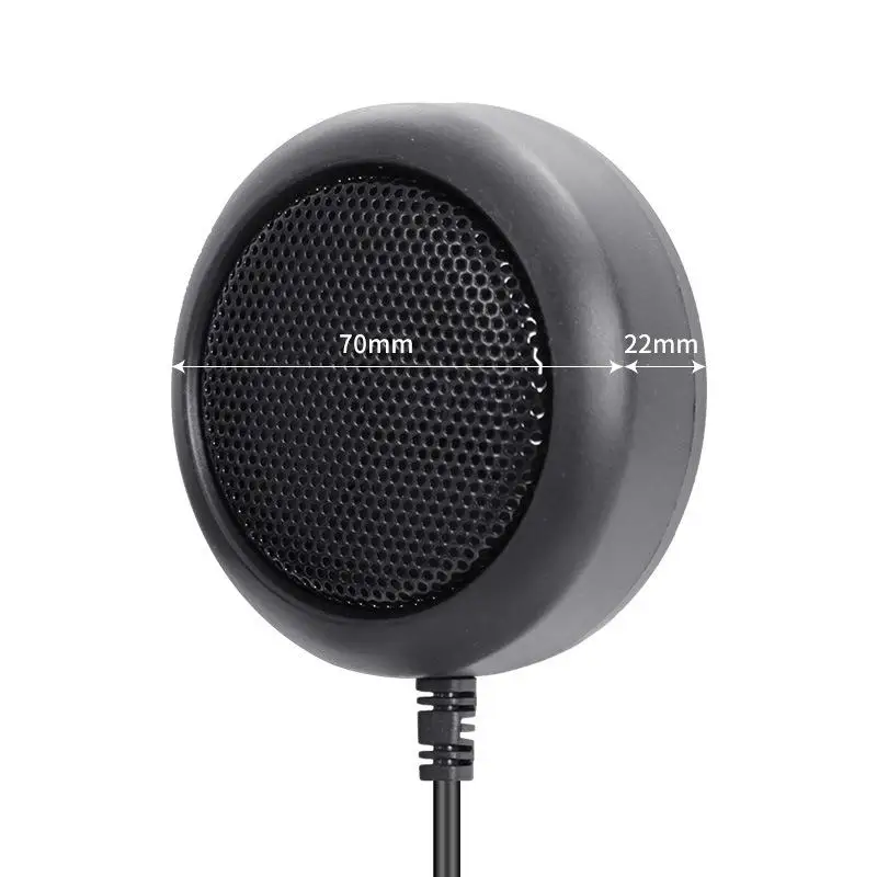 New 1Pcs Universal 3.5mm Audio Plug Car Radio Mini External Speaker Clear Sound With KG-M70 AR-M6 AR-318 CB Mobile Radio view 6
