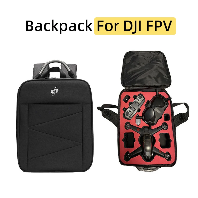 

For DJI FPV Drone V2 Flight Glasses Remote Controller Backpack Portable Storage Bag Carrying Case Anti Splash Water Accessories