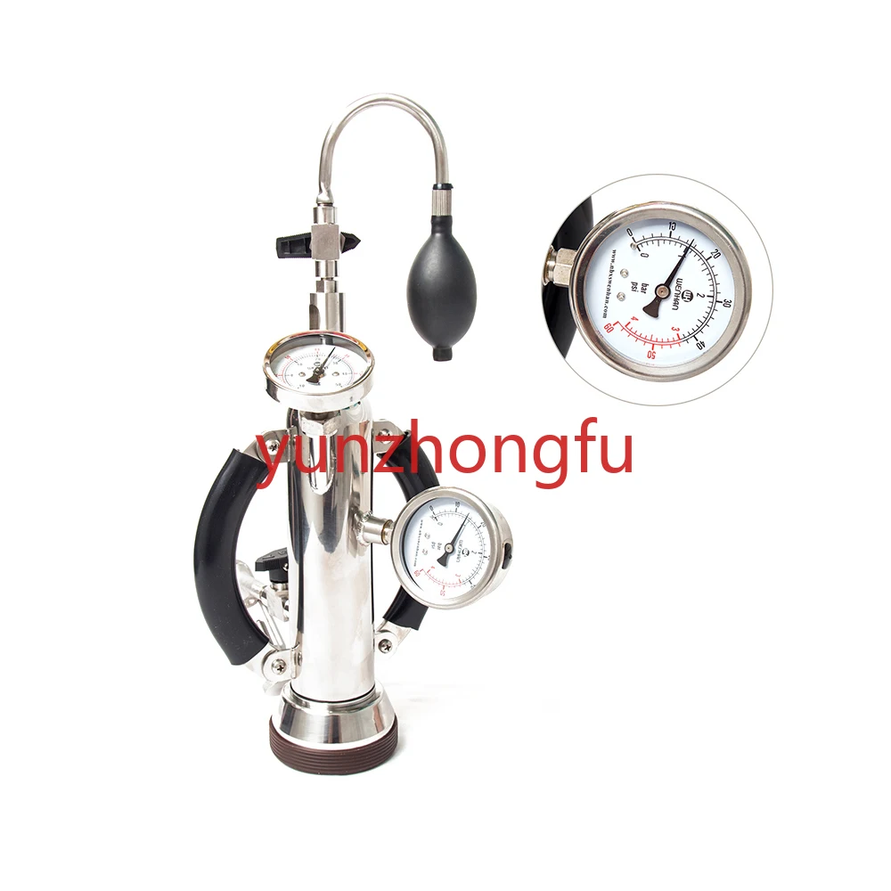 CO2 Carbonation Tester  Volume Meter Stainless Steel   Beer